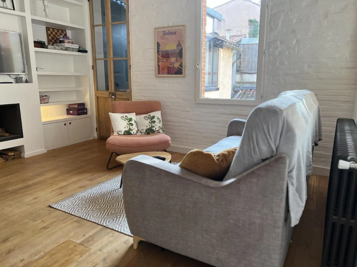Apartmán Woody - T3 Chaleureux Au Coeur De Saint-Aubin Toulouse