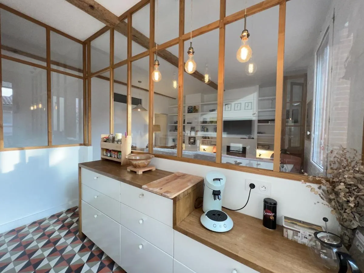 Apartmán Woody - T3 Chaleureux Au Coeur De Saint-Aubin Toulouse