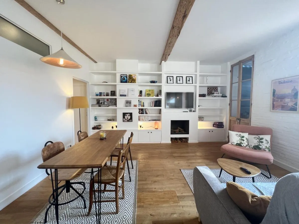 Apartmán Woody - T3 Chaleureux Au Coeur De Saint-Aubin Toulouse