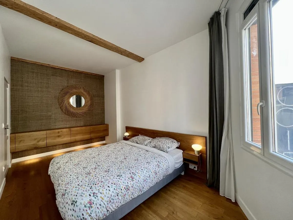 Apartmán Woody - T3 Chaleureux Au Coeur De Saint-Aubin Toulouse Francie